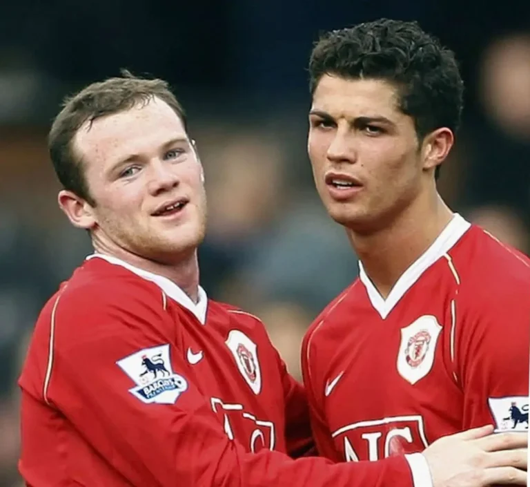 وین رونی و کریستیانو رونالدو